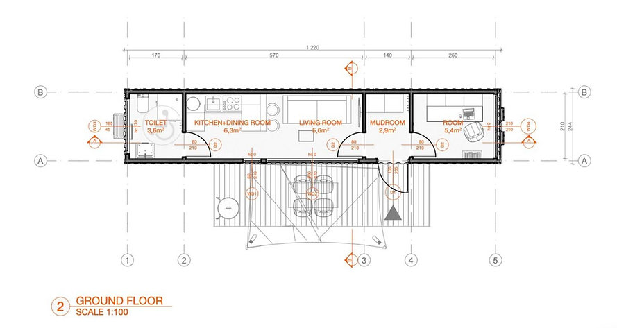 Casa Contenedor 25 m² – 2 Dormitorios, Aislada y Lista Todo el Año - Imagen 8