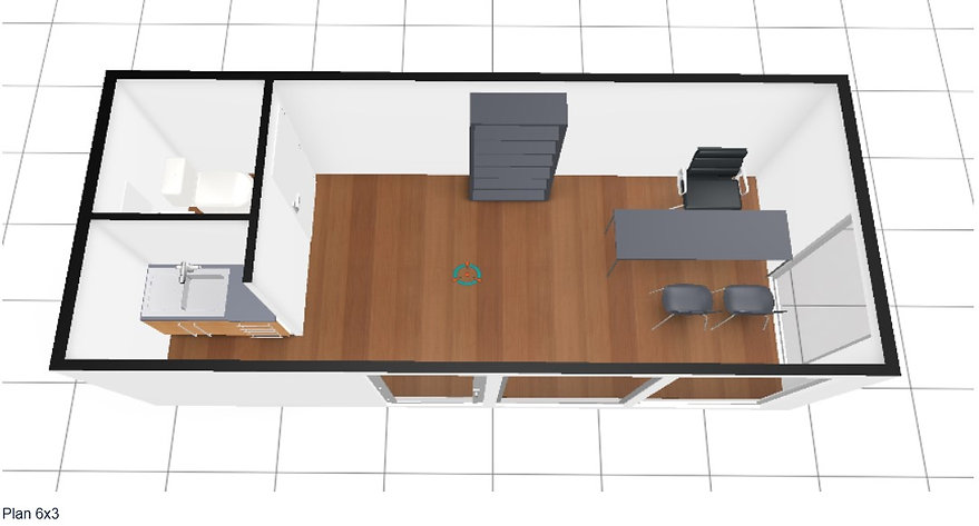 Oficina Contenedor 18 m² – Aislada, con Baño y Kitchenette Listos para Usar - Imagen 7