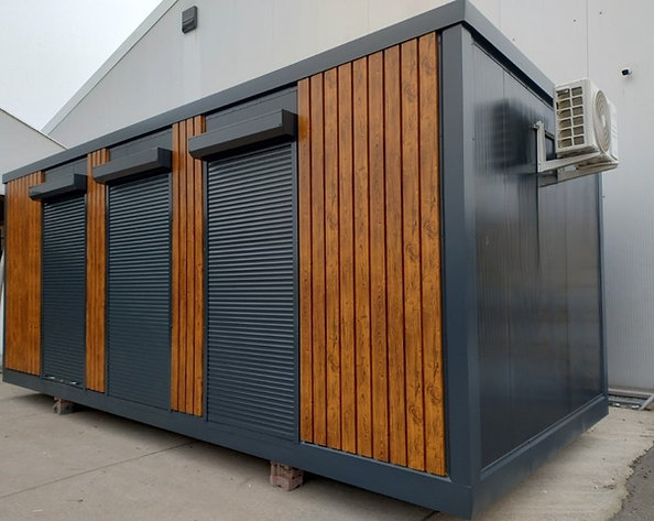Oficina Contenedor 21 m² – Aislada, con WC y Kitchenette Listos para Usar